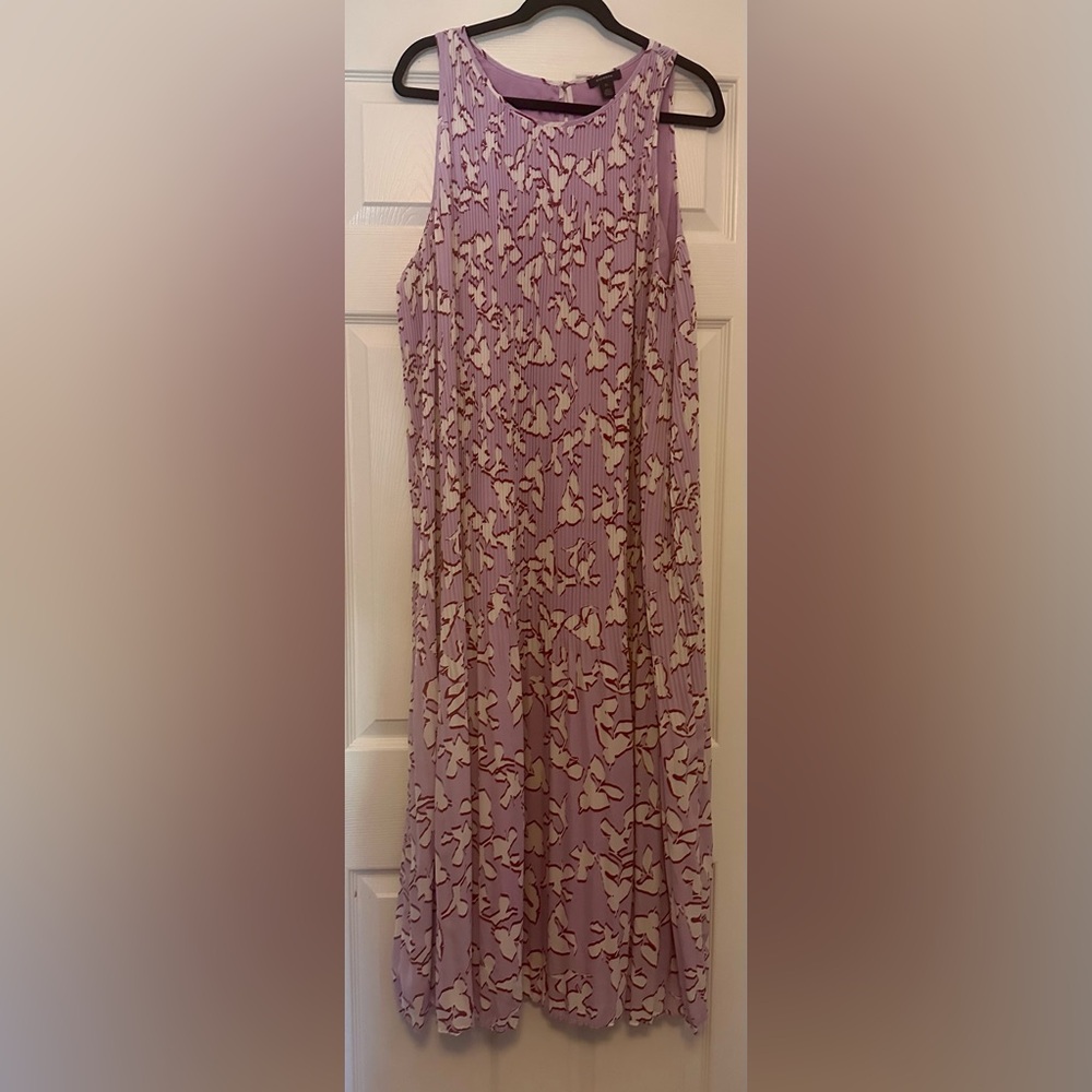 Halogen Lavender Floral Circle Maxi Dress - Size 2X